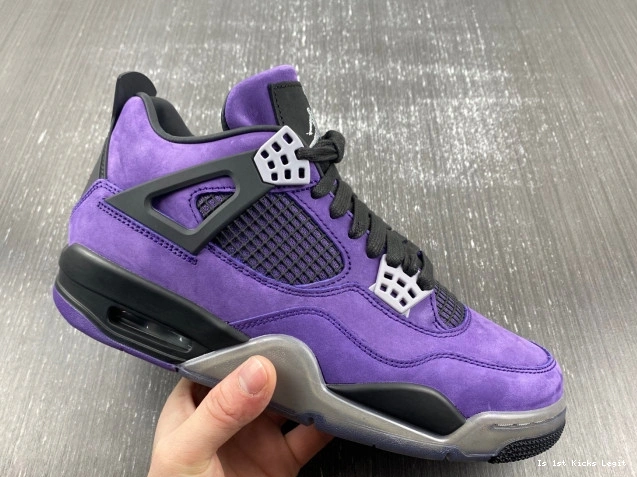 Air Purple x Travis Suede Scott 4 Jordan 0817